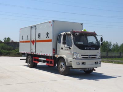 江特牌JDF5160XRQB5型易燃气体厢式运输车