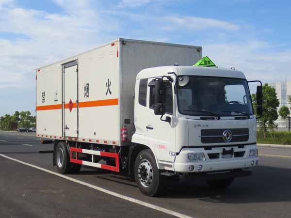 江特牌JDF5160XRQDFH5型易燃气体厢式运输车