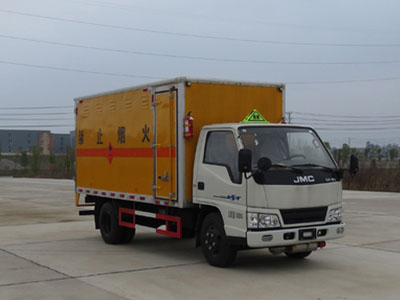 江特牌JDF5060XRQJ5型易燃气体厢式运输车
