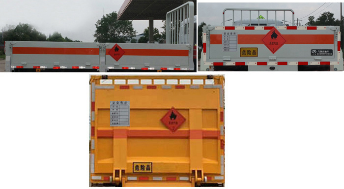 江特牌JDF5040TQPJ5型气瓶运输车