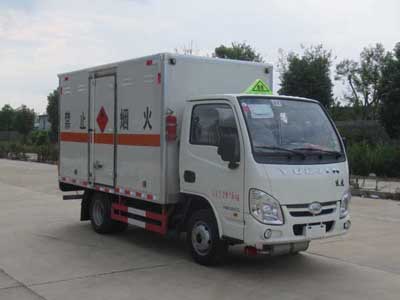 江特牌JDF5031XRQSH5型易燃气体厢式运输车