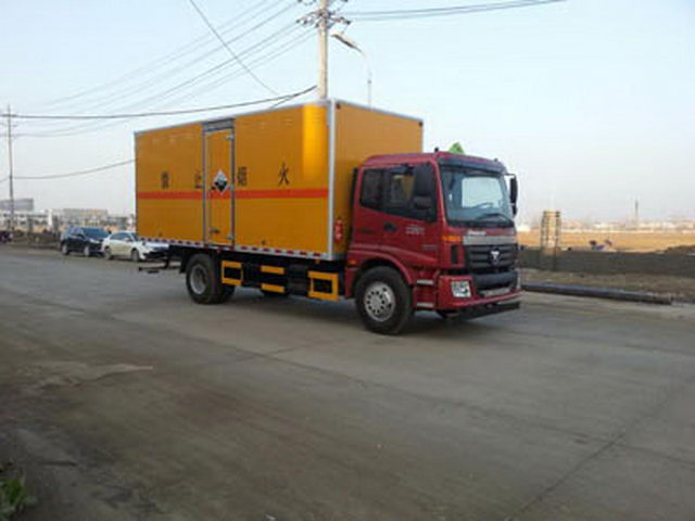 江特牌JDF5160XFWBJ4型腐蚀性物品厢式运输车