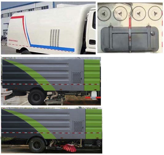 江特牌JDF5180TXCDFH5型吸尘车