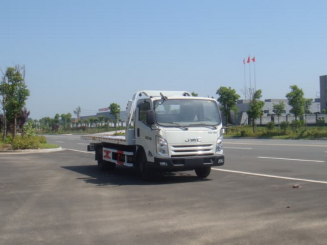 江铃平板一拖二清障车
