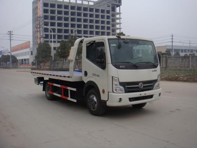 东风平板一拖二清障车(蓝牌)